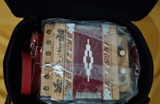 Organetto Della Noce Squillo DO 2 bassi 11 Tasti Accordion Pronta Consegna