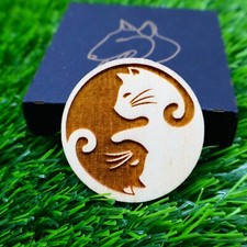 Calamita frigo gatto yin yang - calamita,