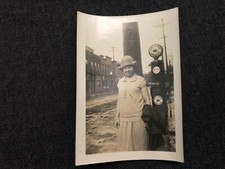 Vintage REAL PHOTO Lady Posing