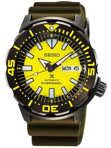 Seiko prospex yellow monster - seiko,
