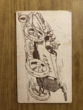 CARTOLINA ANTICA CARTELLA TOMBOLA SPIGA N. 46 Anni ‘30 OO