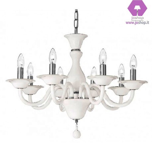Lampadario vetro murano luci - vetro, 8