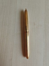 🔴 LALEX penna sfera corpo placcato oro cesellato italiana vintage