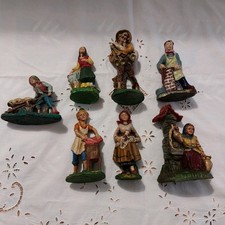 7 statuine presepe in pasta