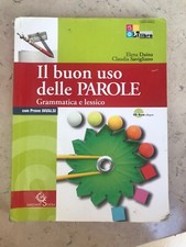 Libro - Il buon uso delle parole - grammatica italiano - usato