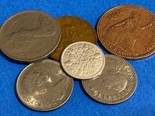 LOTTO SET 6 MONETE INGLESI