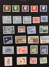 Canada 1957-1967 VF-XF MNH