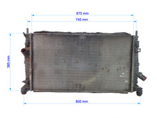 RADIATORE ACQUA PER FORD Focus C-Max Serie 3M5H8005TL G6DA Diesel 2000 (03>07)