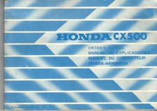 HONDA CX500 1977 MANUALE