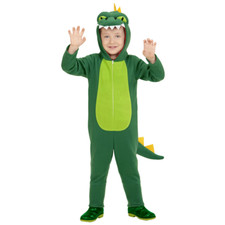 COSTUME VESTITO ABITO TRAVESTIMENTO CARNEVALE BAMBINO DRAGO DINOSAURO