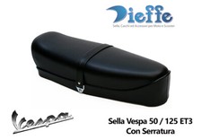 Sella Lunga Dieffe Nera Vespa