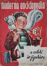 ALBUM FIGURINE "MODERNA ENCICLOPEDIA" COMPLETO, DELL'ARTE 1951