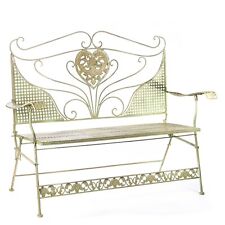 Panca da giardino antica in