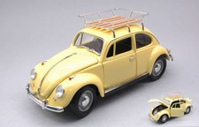 Modellino auto scala 1:18 Lucky DieCast VW BEETLE kafer CAMPING epoca collezione