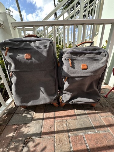 Bric luggage set - luggage, pebbled