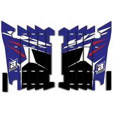 Adesivi copriradiatori yamaha - adesivi,