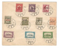 1918 Fiume - Busta filatelica