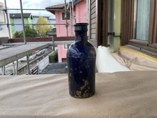 BOTTIGLIA WW1 BLU FARMACIA RARA KUK AUSTRIA TRENTINO SCAVO