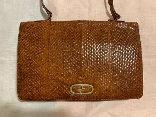 Borsa vero pitone - in, vintage