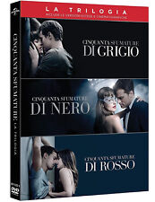 50 CINQUANTA SFUMATURE La Trilogia Completa (3 DVD) Jamie Dornan 