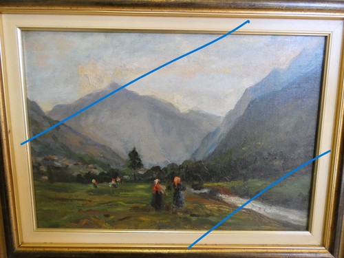 Quadro arnaldo zuccari pittore - quadro,
