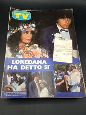 TV SORRISI E CANZONI N°4 1984 VERTE’ BERGER SEGNI PARTICOLARI BELLISSIMO 