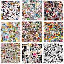 50-100 Pezzi Adesivi Teschio