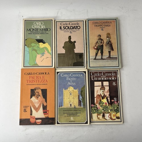 Lotto libri carlo cassola - 6, di