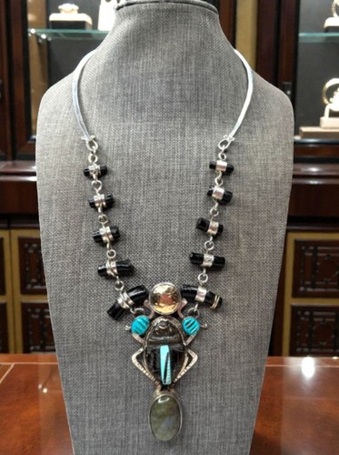 Collana hemerson marrone - collana,