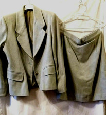 POP EIGHTY FOR  tailleur azzurro invernale vintage anni '80