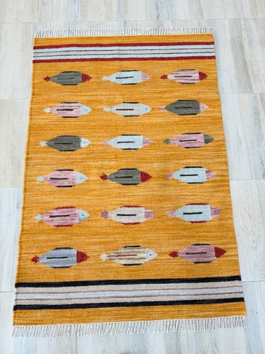 Tappeto lana intrecciata - lana, a