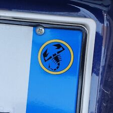 Adesivo targa Scorpione Abarth