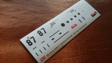 1965 MONTE CARLO #87 ALFA ROMEO GIULIA CAPRA/AMBROSINI 1:43 DECALS