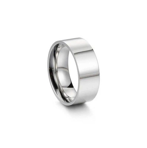 Anello fede fedina acciaio - anello,