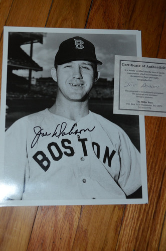 Foto firmata joe dobson 8x10 - firmata,