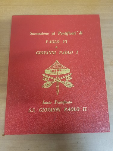 Folder filatelico pontificato - folder,