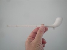 Antica Pipa In Schiuma Di Mare (rotta e riparata) Ritrovata in Mare