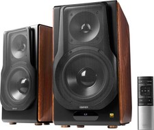 Edifier S3000MKII Set Altoparlanti da Scaffale HiFi Attivi 256 Watt RMS Bluetooth Legno