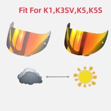 Scudo casco fotocromatico adatto per AGV K1 K3SV K5 K5S lente visiera di ricambio
