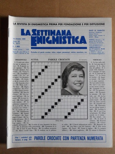 Settimana enigmistica 3577 - enigmistica, n�3577
