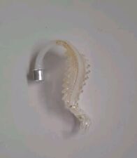 Ricambio per lampadario in vetro di Murano foglia bassa opale oro imbocco 16 mm