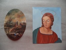 Quadro miniatura tempera su