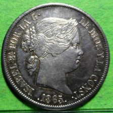 XF, ISABEL II, 40 Céntimos de