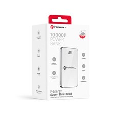 Forcell F10k8 Power Bank 10000mah Mag Safe 15w White Per Microsoft Lumia 950 Xl