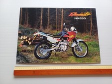 Honda NX 650 Dominator 1996 locandina cartonata originale