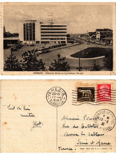 Cpa venezia piazzale roma il - venezia,