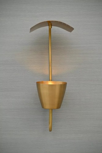 Applique parete ottone - da,