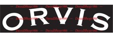 ORVIS Attrezzatura e Attrezzatura da Pesca a Mosca - Decalcomanie in Vinile Fustellato per Auto/SUV Peel N' Stick