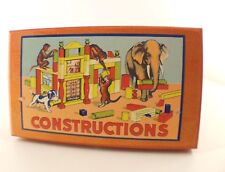 Francia Scatola Di Costruzione In Legno Fabbricazione Recente 24 X 14 Cm