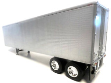 DCP / PRIMA MARCIA SCALA 1/64 ASSE TANDEM VINTAGE FURGONE SECCO RIMORCHIO ARGENTO